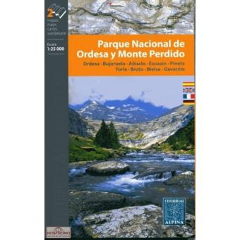 Parque nacional Ordesa y Monte Perdido. Mapa