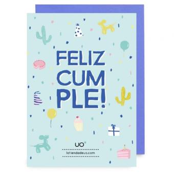 UO Postal cumpleaños - Feliz cumple - 1