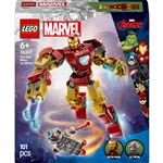 Lego Super Heroes 76307 Armadura Robótica De Iron Man Vs. Ultrón
