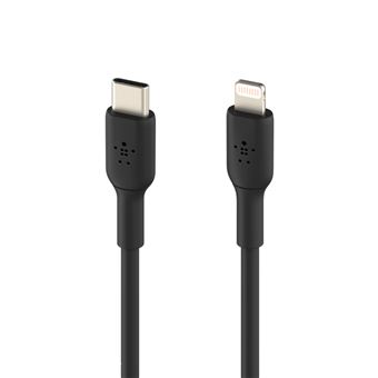 Cable de carga Belkin USB-C a Lightning Boost Charge 2m Negro