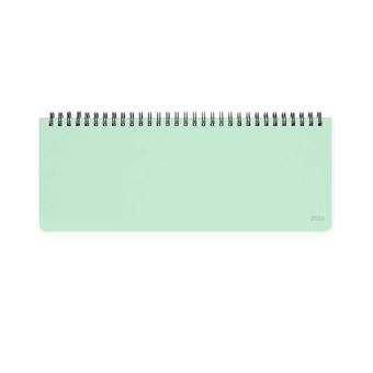 Agenda de escritorio 2026 13 meses semana vista Legami PASTEL MINT - 1