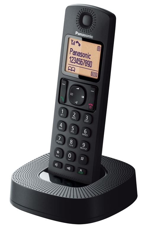 Teléfono inalámbrico Panasonic Dect Duo KX-TGC312SP Negro - Teléfono  inalámbrico