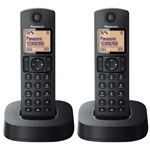 Teléfono inalámbrico Panasonic Dect Duo KX-TGC312SP Negro