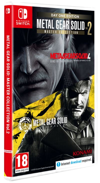 Metal Gear Solid: Master Collection Vol. 2 Day One Edition Nintendo Switch