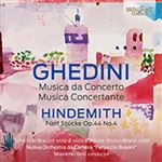 Ghedini: Musica da Concerto, Musica Concertante, Hindemith: Fünf Stücke Op.44 No.4 - CD