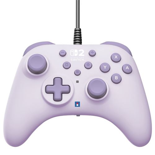 Mando Nintendo Switch - Hori Horipad Turbo, 2, Con cable, Lavanda