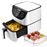 Freidora de aire sin aceite Cosori Premium Chef Edition 1700W 5,5L Blanca