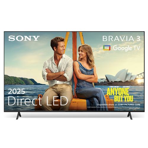 Tv Led 55'' Sony Bravia 3 K55s35b 4k Hdr 2025 Smart Tv