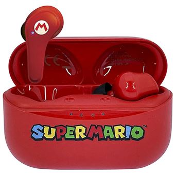Auriculares infantiles Bluetooth OTL Súper Mario Rojo