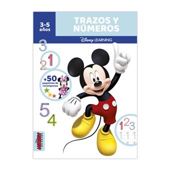 Trazos Y Numeros Mickey 3 5 Años