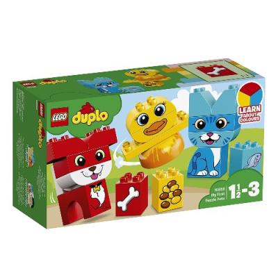 Primer Puzle De mascotas lego duplo puzzle juguete preescolar creativo piezas colores para niños y 1 medio 3 años 10858 edad 15 18