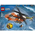 Lego City Helicoptero De Guardacostas Rojo - Imagen 3