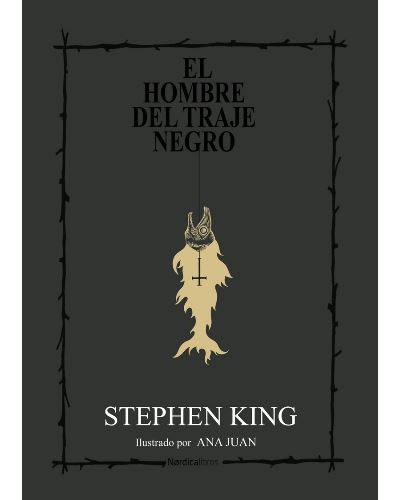 El Hombre Del traje negro. 2019. ilustrados libro stephen king español cartonž tapa