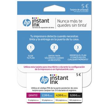Plan HP Instant Ink de 15/50/100/300 páginas