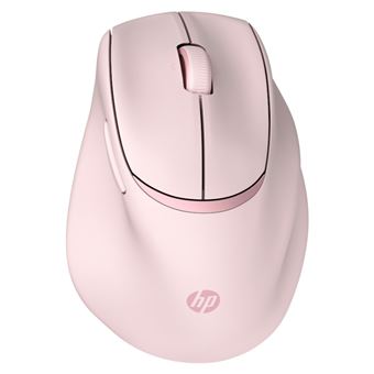 Ratón inalámbrico ergonómico HP 720M semi vertical Rosa