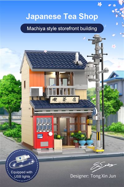 Set de construcción cada tea house c66010w 1200 piezas