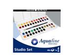 Set Acuarela Daler Rowney Graduate Aquafine Con 48 Medio Godets + Pincel