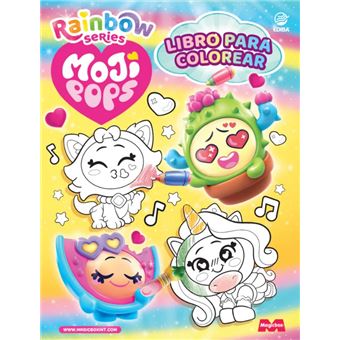 Libro Para Colorear Mojipops Serie Rainbow