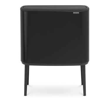 Cubo de basura Brabantia Bo Touch Bin 3 x 11 L Negro