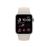 Apple Watch SE 2 44mm GPS, Caja de aluminio Blanco estrella y correa deportiva Blanco estrella