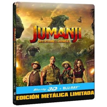Jumanji. Bienvenidos a la jungla - Steelbook Blu-Ray + 3D