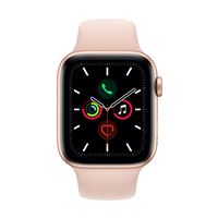 Apple Watch S5 44 mm GPS Caja de aluminio en oro y Correa deportiva Rosa arena