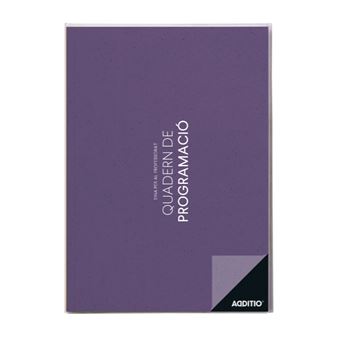 Quadern de Programació Additio A4 lila catalán - 1