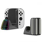 Estación de carga Nacon para 2 pares de Joy-Con y 1 Controlador Pro para Nintendo Switch 2