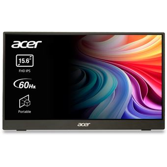 Monitor portátil Acer PM161QB1 15,6" Full HD IPS 60Hz Negro