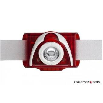 Led Lenser Linterna Frontal Seo 5 Rojo
