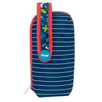 Estuche Milan Flowery Handly Multipencilcase