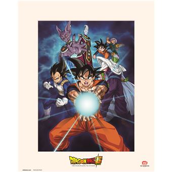 Lámina 20x25cm Dragon Ball Super Kamehameha - 1