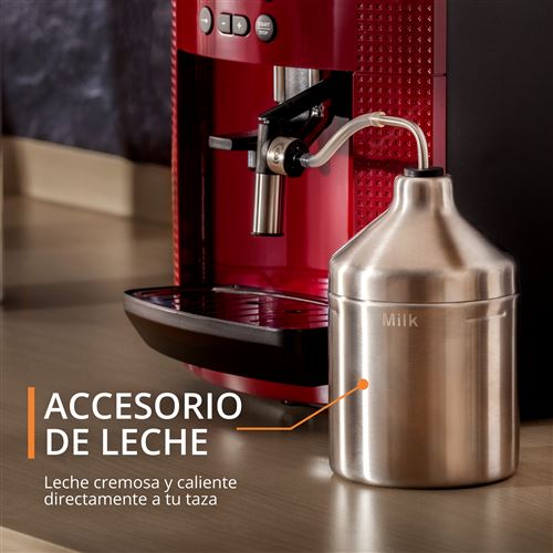 Cafetera Superautomática Krups Pisa EA8165 Rojo - Comprar en Fnac
