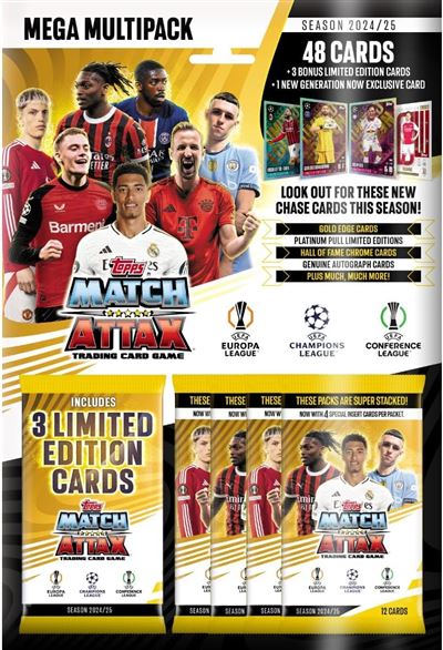 Ucl 24 25 mega multipack cartas mat