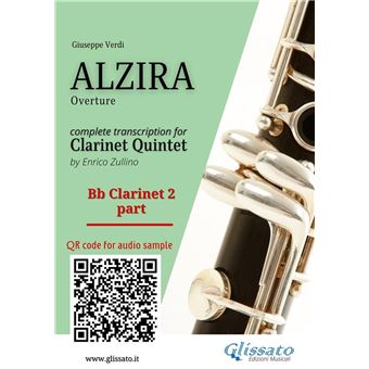 Bb Clarinet 2 part of "Alzira" for Clarinet Quintet - 1
