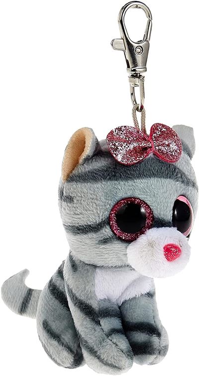 Clip kiki grey cat 10cm