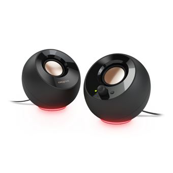 Altavoces Creative Pebble SE 2.0 RGB para PC Negro