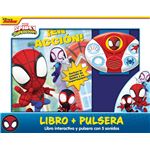 En Accion-Libro Interactivo Y Pulsera Con Sonidos Spidey