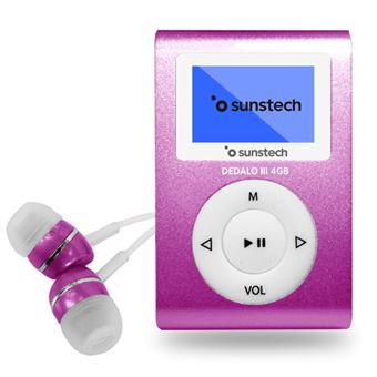 MP3 Sunstech Dedalo III 4GB Rosa