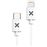 Cable WeFix Lightning a USB-C 1m Blanco