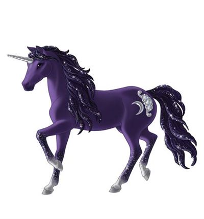 Figura Schleich - Unicornio de la luna morado