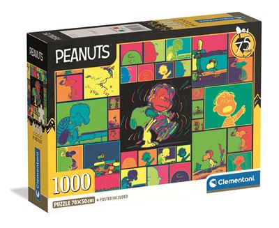 Puzzle clementoni 1000 peanuts 2025 compact box