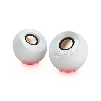Altavoces Creative Pebble SE 2.0 RGB para PC Blanco