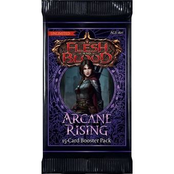 Flesh and Blood. Sobre Arcane Rising Unlimited Booster (15 cartas) - Complemento - 1