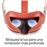 Protector facial para Meta Quest 3 Naranja