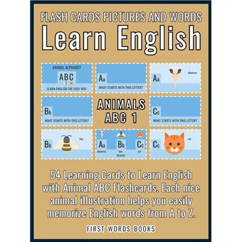 Animals ABC 1 - Flash Cards Pictures and Words Learn English - 1