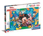 Clementoni puzzle super 104 piezas disney mickey