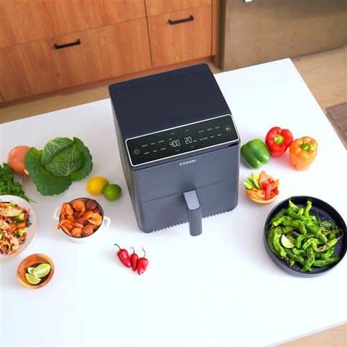 Freidora de aire Cosori Dual Blaze Chef Edition Negro - Comprar en Fnac