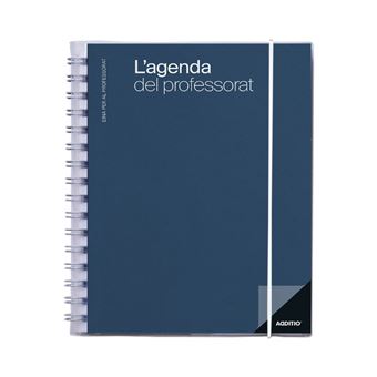 L’agenda de professorat Additio curso 2023/2024 semana vista azul catalán - 1