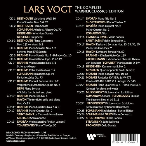 Box Set Lars Vogt: The Complete Warner Classics Edition - 27 CDs)